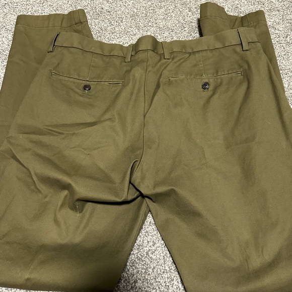GAP Olive Green Chino Pants - Slim Fit - Picture 2 of 3